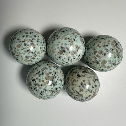 Kiwi Jasper Quartz Sphere Wholesale