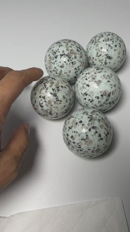 Kiwi Jasper Quartz Sphere Wholesale