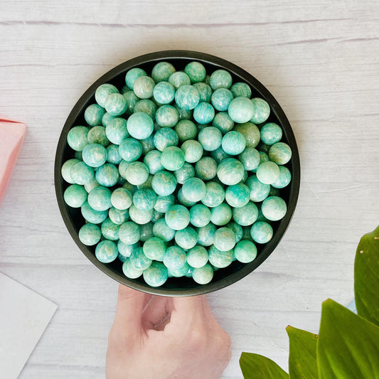 Mini amazonite sphere